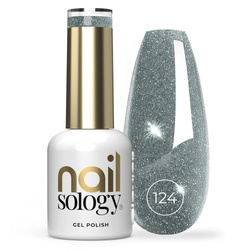 Nailsology lakier hybrydowy z brokatem 124 Sea Life Blue 8ml