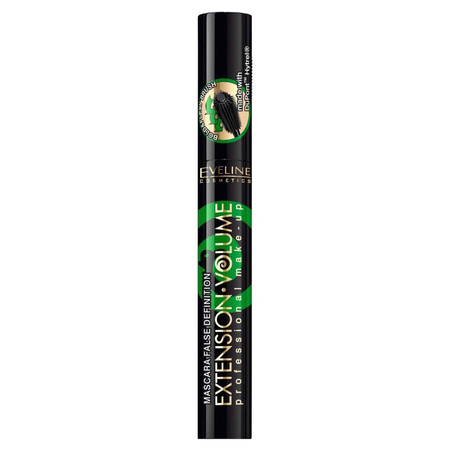 Extension Volume 4D False Definition Mascara wydłużająco-podkręcający tusz do rzęs Black 10ml