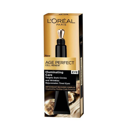 L'Oréal Age Perfect Cell Renew rozświetlający krem przeciwzmarszczkowy pod oczy 15ml
