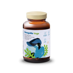 Health Labs Care OmegaMe Vege kwasy tłuszczowe Omega 3 DHA z alg morskich z witaminą D3 suplement diety 60 kapsułek
