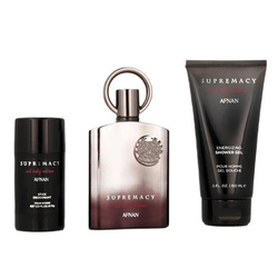 Afnan Supremacy Not Only Intense zestaw ekstrakt perfum spray 100ml + żel pod prysznic 150ml + dezodorant sztyft 75ml