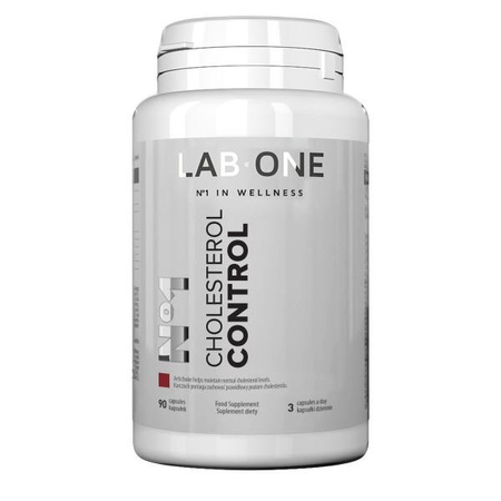 LAB ONE N°1 Cholesterol Control suplement diety wspierający poziom cholesterolu 90 kapsułek