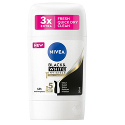 Black&White Invisible Silky Smooth antyperspirant w sztyfcie 50ml