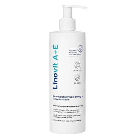 A+E dermatologiczny żel do mycia z witaminami A i E 400ml