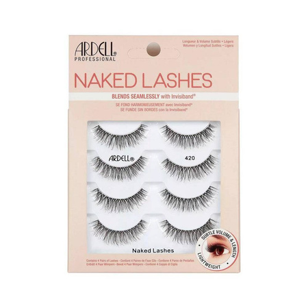 Ardell - Naked Lashes Multipack sztuczne rzęsy na pasku 420 Black