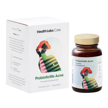 Health Labs ProbioticMe Acne probiotyk z cynkiem dla wsparcia zdrowej skóry 30 kapsułek