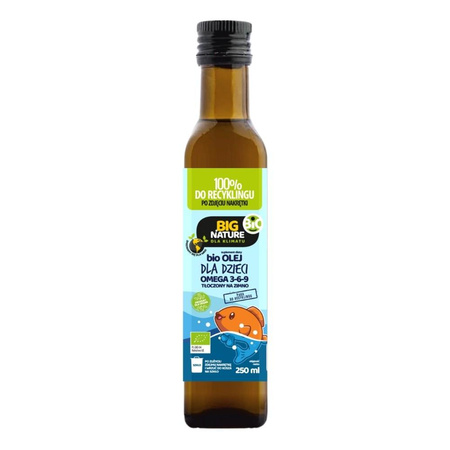 Omega 3-6-9 olej dla dzieci tłoczony na zimno 250ml
