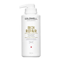 Goldwell - Dualsenses Rich Repair 60sec Treatment kuracja do włosów zniszczonych 500ml