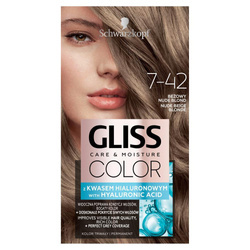Color Care & Moisture farba do włosów trwała 7-42 Beżowy Nude Blond