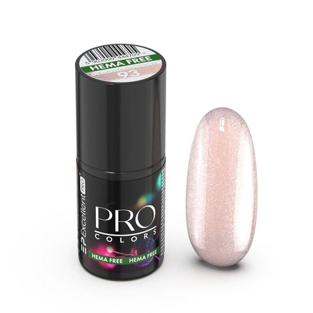 Pro Colors Hema Free lakier hybrydowy 93 Delicate Sparkles 7g