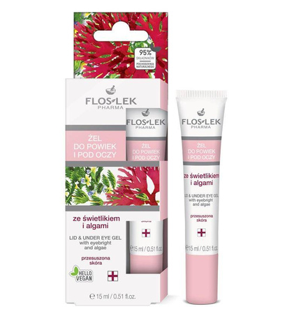 Żel do powiek i pod oczy ze świetlikiem i algami 15ml