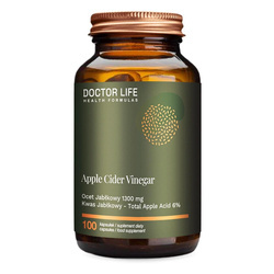 Doctor Life Doctor Life Apple Cider Vinegar Ocet Jabłkowy 1300mg suplement diety 100 kapsułek