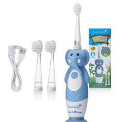 Brush-Baby Brush-Baby WildOnes szczoteczka soniczna dla dzieci 0-10l Elephant
