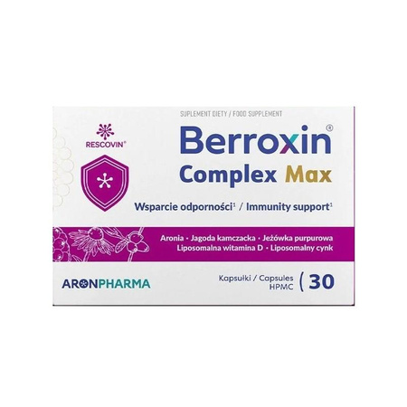 Berroxin Complex Max suplement diety na odporność 30 kapsułek