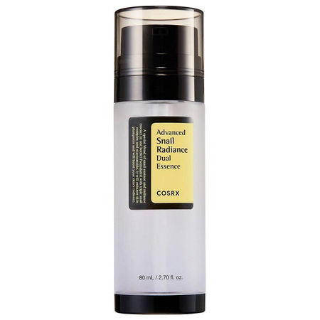 CosRx Advanced Snail Radiance Dual Essence podwójna esencja z mucyną ślimaka i niacynamidem 80ml
