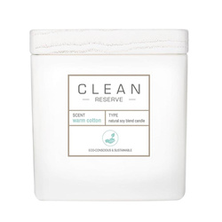 Clean Reserve Warm Cotton sojowa świeca zapachowa 227g