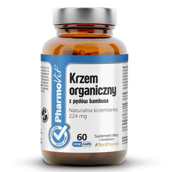 Krzem organiczny z pędów bambusa suplement diety 60 kapsułek