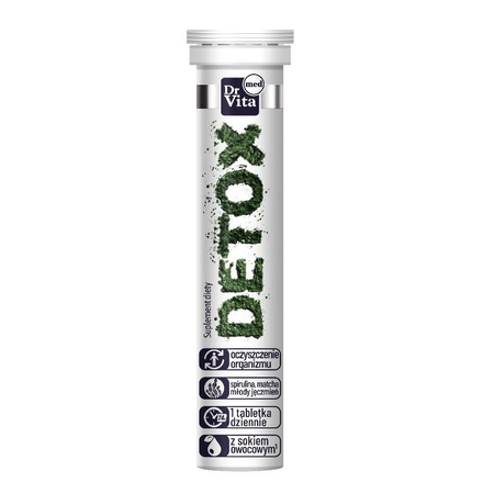 Detox suplement diety 20 tabletek musujących