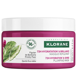 Klorane 72H Hydration & Shine Plumping Mask nawilżająca i nabłyszczająca maska do włosów z opuncją figową 250ml