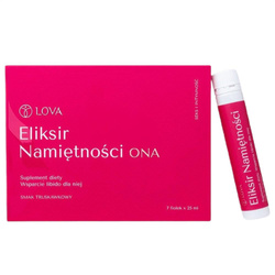 LOVA Eliksir Namiętności Ona suplement diety Truskawka 7x25ml
