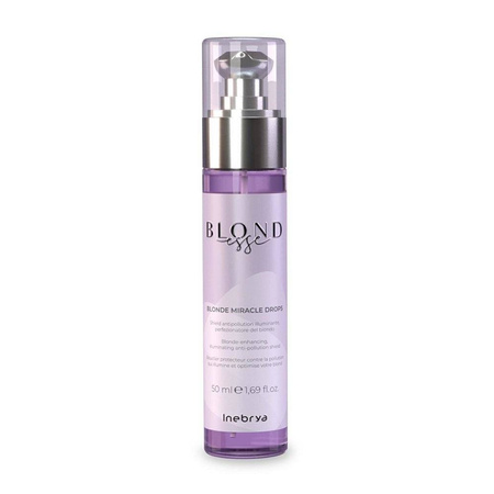 Inebrya Blondesse Blonde Miracle Drops nabłyszczające kropelki do włosów 50ml