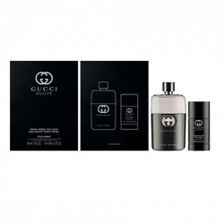 Gucci Guilty Pour Homme zestaw woda toaletowa spray 90ml + dezodorant sztyft 75ml