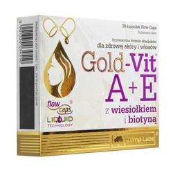 Gold-Vit A + E z wiesiołkiem i biotyną suplement diety 30 kapsułek