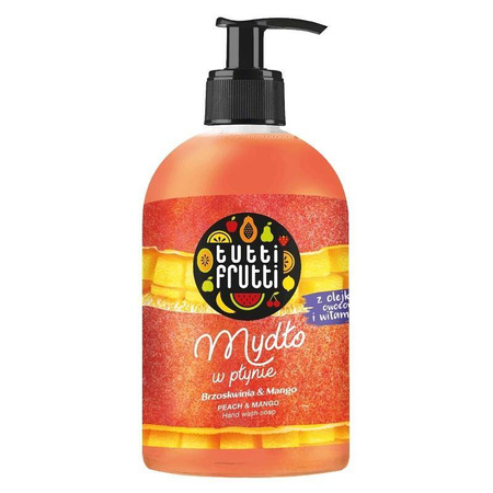 Tutti Frutti mydło w płynie z olejkami owocowymi Brzoskwinia & Mango 500ml