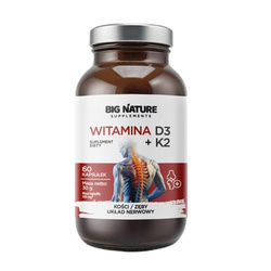 Witamina D3 + K2 suplement diety 60 kapsułek