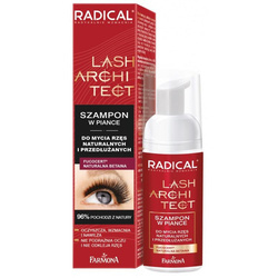 Radical Lash Architect szampon w piance do mycia rzęs naturalnych i przedłużanych 50ml