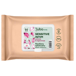 Family Sensitive Intim nawilżany papier toaletowy 50szt