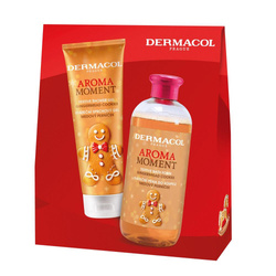 Aroma Moment Gingerbread Cookies zestaw żel pod prysznic 250ml + płyn do kąpieli 500ml