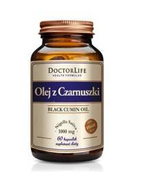 Doctor Life Black Cumin Oil olej z czarnuszki 1000mg suplement diety 60 kapsułek