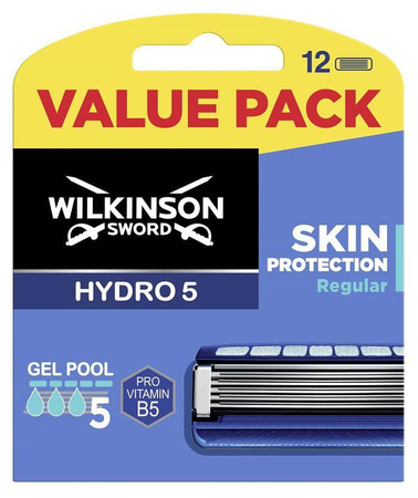 WILKINSON Hydro 5 Skin Protection Regular - zapasowe ostrza do maszynki 12szt