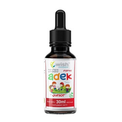 WISH Pharmaceutical Junior Naturalne Witaminy ADEK Forte suplement diety w kroplach 30ml