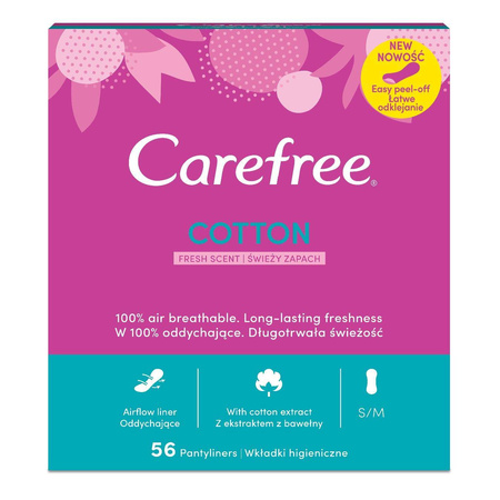 Normal With Cotton Extract wkładki higieniczne Fresh Scent 56szt.