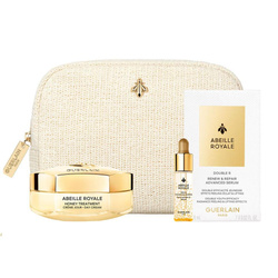 Abeille Royale Age-Defying Ritual Honey Treatment Day Cream zestaw krem na dzień 50ml + serum odżywcze 5ml + serum o podwójnej skuteczności 7x0.6ml + kosmetyczka