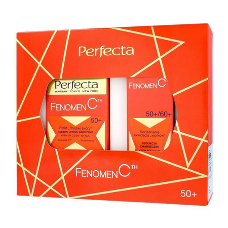 Fenomen C zestaw krem na dzień i na noc 50+ 50ml + krem pod oczy i na powieki 50+/60+ 15ml