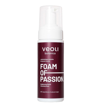 Veoli Botanica Foam Of Passion rozświetlająca pianka do mycia twarzy 150ml