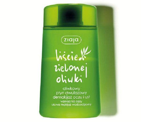 Ziaja Liście Zielonej Oliwki oliwkowy płyn dwufazowy do demakijażu twarzy i ust 120ml