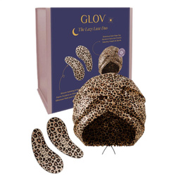 The Lazy Luxe Duo zestaw silikonowe płatki pod oczy + satynowy czepek do spania