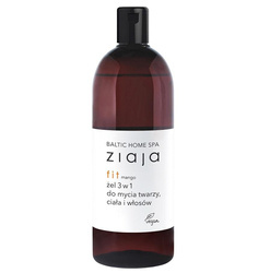 Ziaja Baltic Home Spa Fit żel 3w1 do mycia twarzy ciała i włosów Mango 500ml