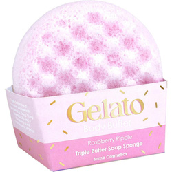 Gelato Body Buffer gąbka do mycia ciała Raspberry Ripple 200g