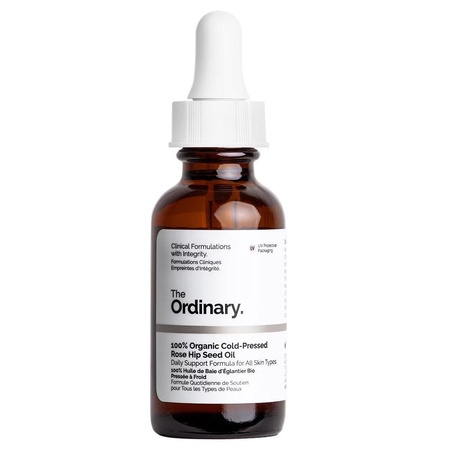 The Ordinary 100% Organic Cold-Pressed Rose Hip Seed Oil olejek z nasion dzikiej róży tłoczony na zimno 30ml