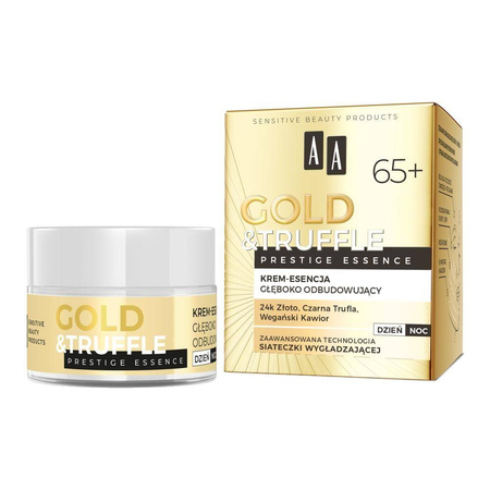 Gold &amp; Truffles Prestige Essence 65+ głęboko odbudowujący krem-esencja 50ml