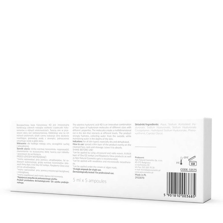 APIS - Ampułki rewolucja w nawilżaniu Hyaluron 4D 5x5ml