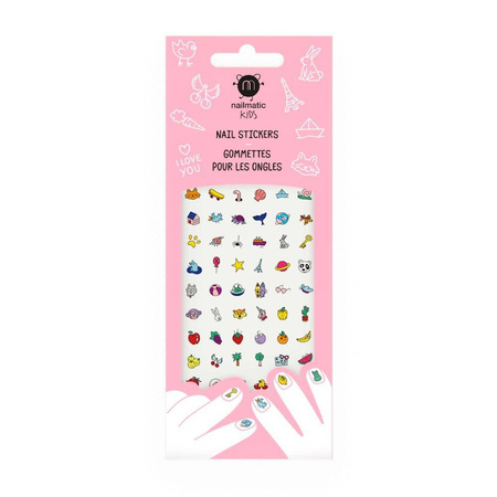 Nailmatic Kids Nail Stickers naklejki na paznokcie dla dzieci Happy Nails