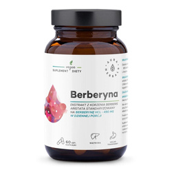 Berberyna 490mg suplement diety 60 kapsułek