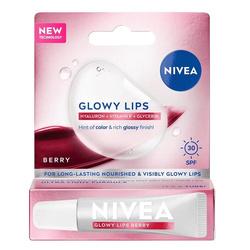 Glowy Lips balsam do ust z wysoką ochroną SPF30 Berry 10ml