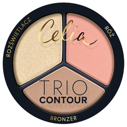 Trio Contour zestaw do konturowania twarzy w pudrze 02